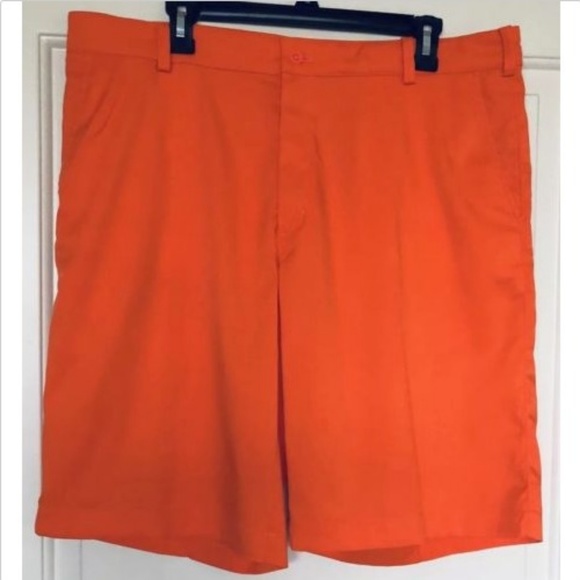 Nike Other - Nike Dri-Fit Performance Orange Golf Shorts NWOT